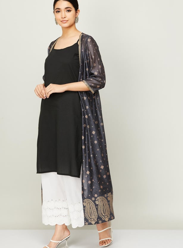 MELANGE Women Solid Sleeveless Long Slip