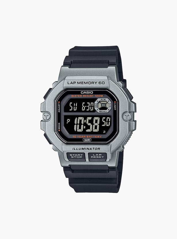 CASIO Men Solid Digital Watch with Resin Strap - D270