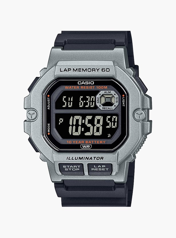 CASIO Men Solid Digital Watch with Resin Strap - D270
