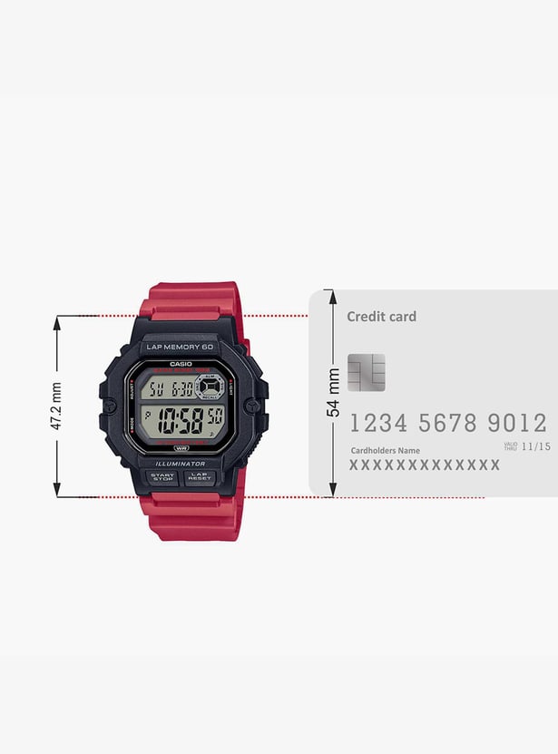 CASIO Men Resin Strap Digital Sports Watch - D272