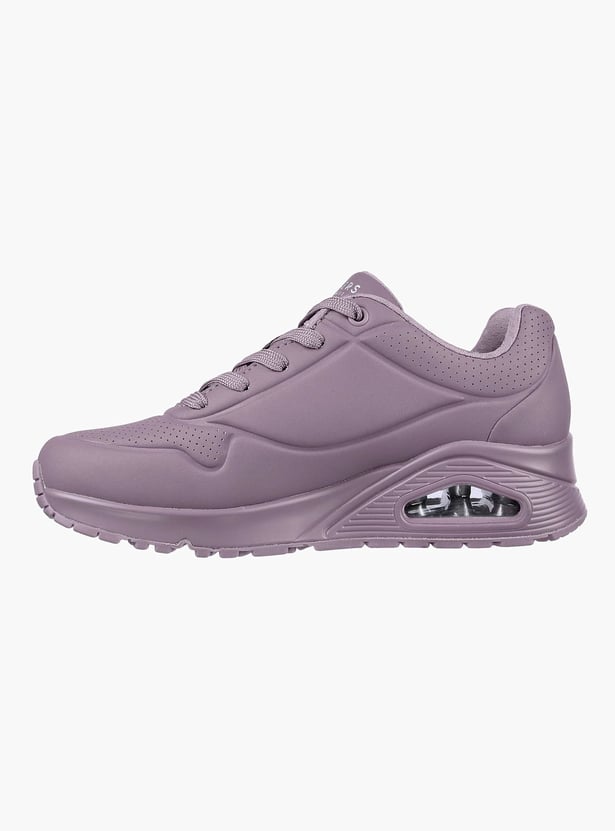 SKECHERS Women Solid Lace-Up Casual Shoes