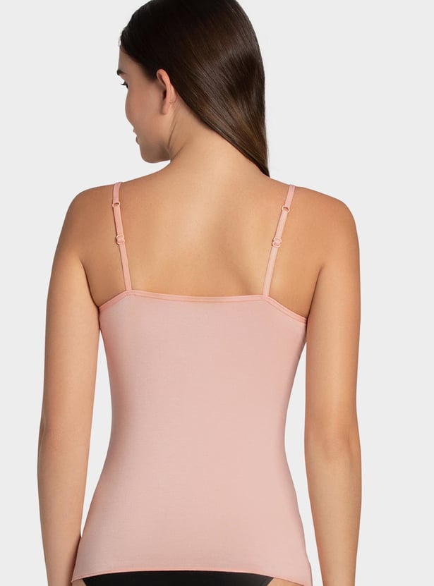 AMANTE Solid Lace Inserts Camisole