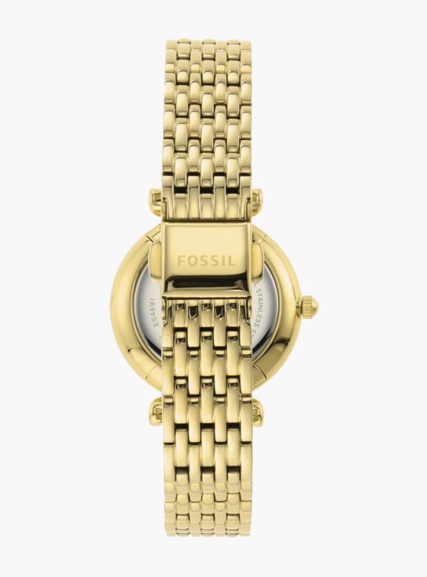FOSSIL Women Embellished Analog Watch with Metal Strap - ES4735I