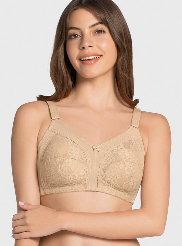 AMANTE Lace Non-Padded Non-Wired T-shirt Bra