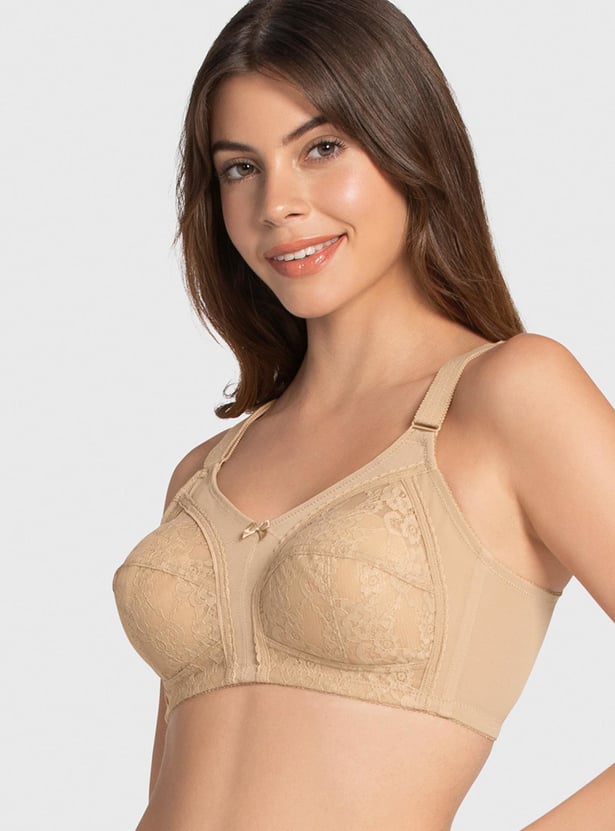 AMANTE Lace Non-Padded Non-Wired T-shirt Bra