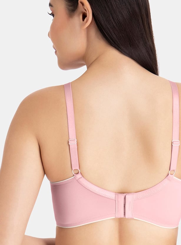 AMANTE Piping-Detailed Padded Non-Wired T-shirt Bra