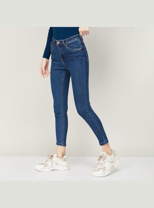 FAME FOREVER Women Solid Skinny Fit Jeans