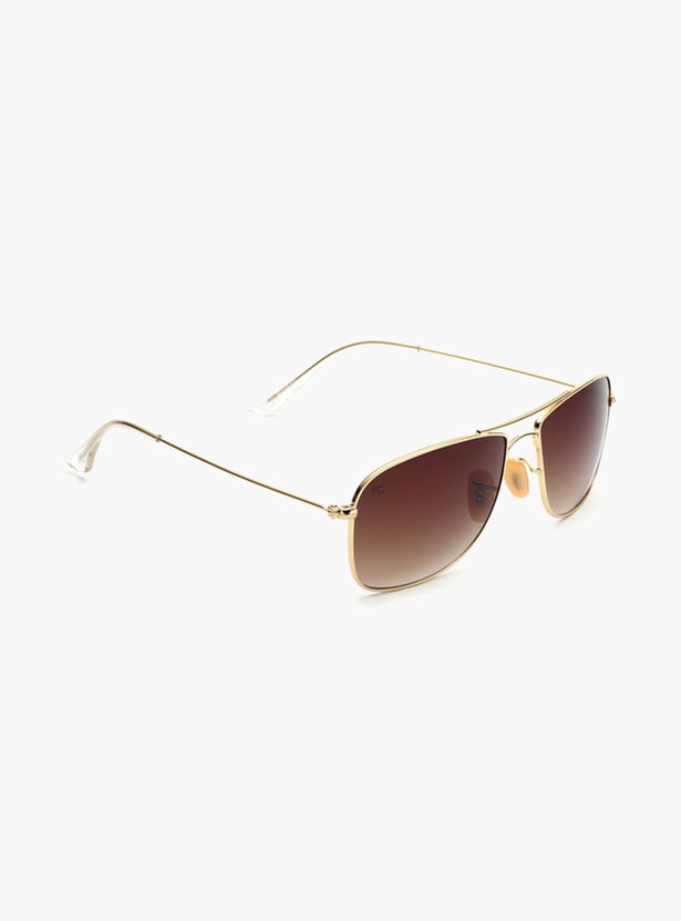 FCUK Men UV-Protected Square Sunglasses - FC7638C158S