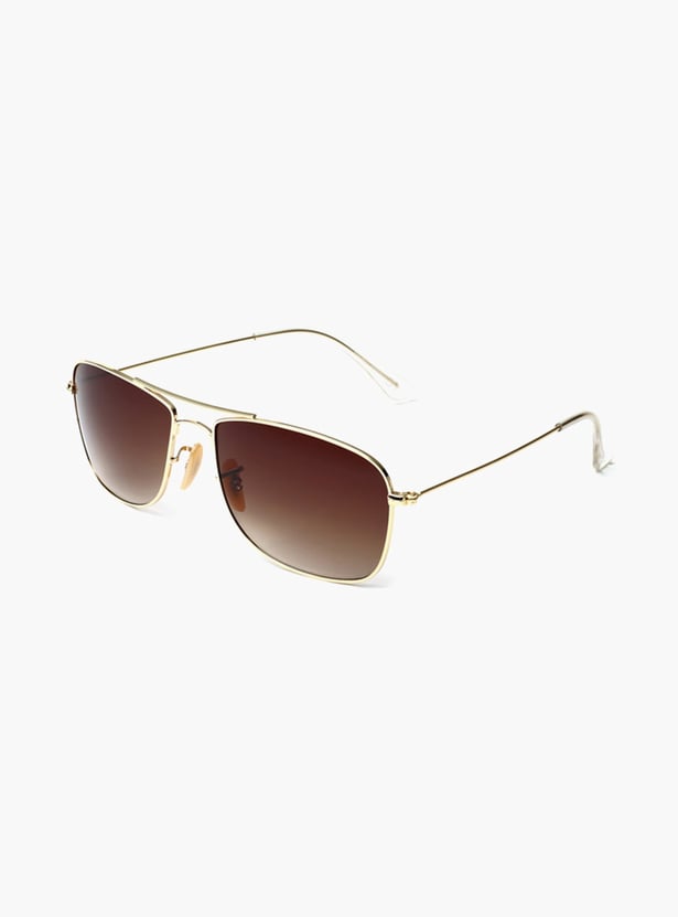 FCUK Men UV-Protected Square Sunglasses - FC7638C158S