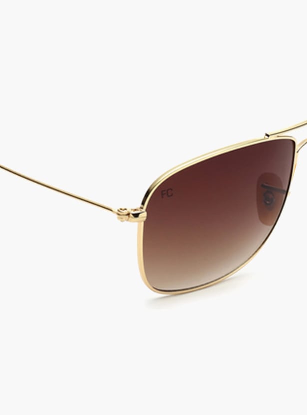 FCUK Men UV-Protected Square Sunglasses - FC7638C158S