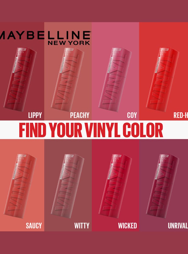 MAYBELLINE NEW YORK Superstay Vinyl Ink Liquid Lipstick - Coy - 4.2 ml