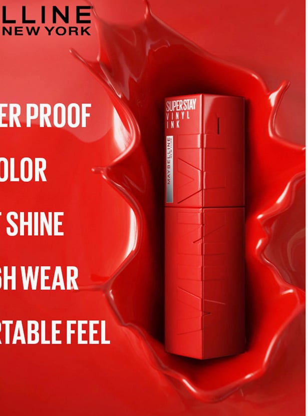 MAYBELLINE NEW YORK Superstay Vinyl Ink Liquid Lipstick - Coy - 4.2 ml