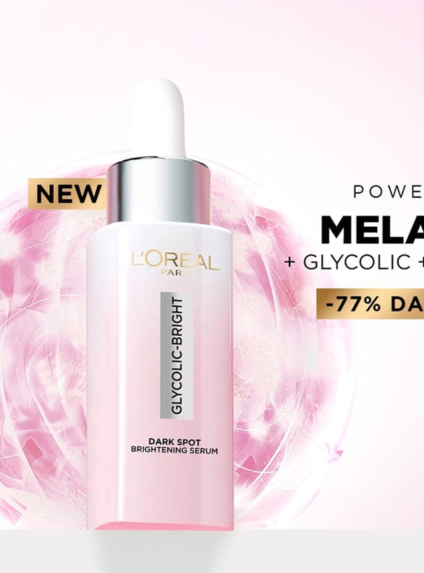 LOREAL PARIS Glycolic Bright Melasyl + Niacinamide Face Serum for Brightening Dark Spots - 15ml