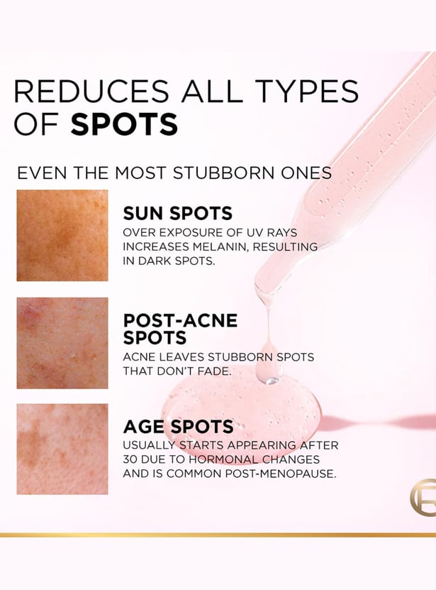 LOREAL PARIS Glycolic Bright Melasyl + Niacinamide Face Serum for Brightening Dark Spots - 15ml