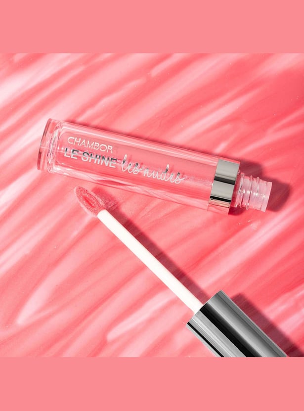 CHAMBOR LES SHINE Les Nudes Plumping Effect Lip Gloss - Bises #207 - 4.5ml