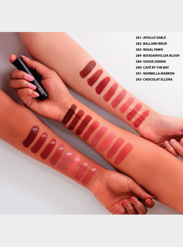 CHAMBOR Colour Studio Tres Matte SPF 30 Lipstick - Chocolat Ellora - 3.2g