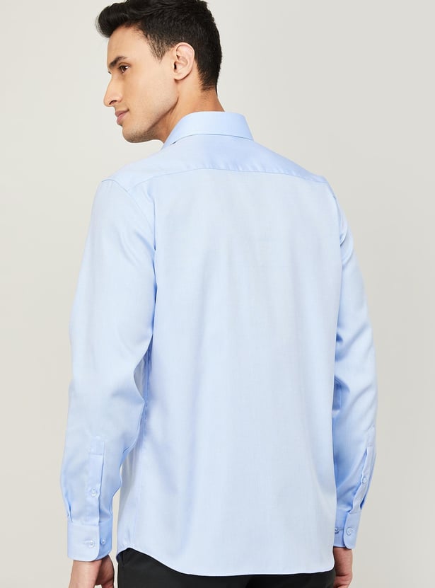 PARK AVENUE Men Structured Regular Fit Formal Shirt