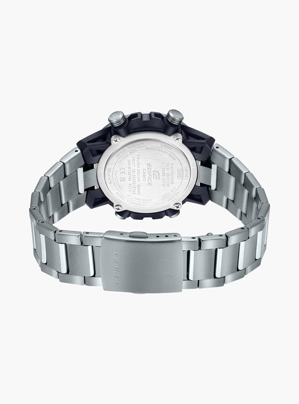 CASIO EDIFICE Men Solid Analog-Digital Watch with Metal Strap - ED564