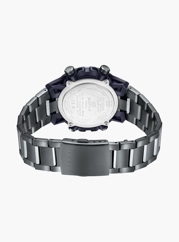CASIO EDIFICE Men Solid Analog-Digital Watch with Resin Strap - ED565