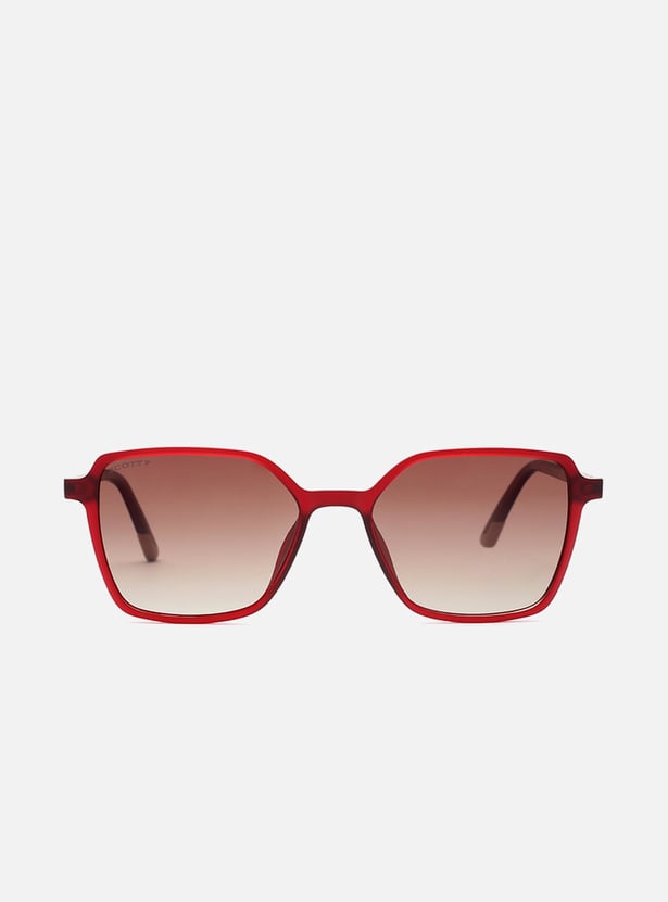 SCOTT Women Solid Polarized Square Sunglasses - SC2616PLNENEHC3S