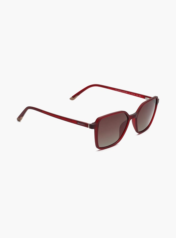 SCOTT Women Solid Polarized Square Sunglasses - SC2616PLNENEHC3S