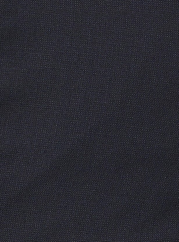 VAN HEUSEN Men Solid Slim Tapered Formal Trousers