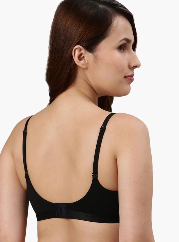 ENAMOR Solid Non-Wired Padded T-shirt Bra