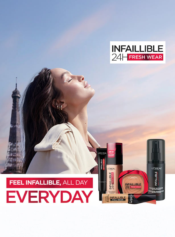 L'OREAL PARIS Infallible 24H Freshwear Foundation Powder - 120 Vanilla - 9gm