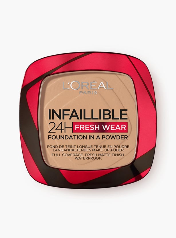 L'OREAL PARIS Infallible 24H Freshwear Foundation Powder - 140 Golden Beige - 9gm