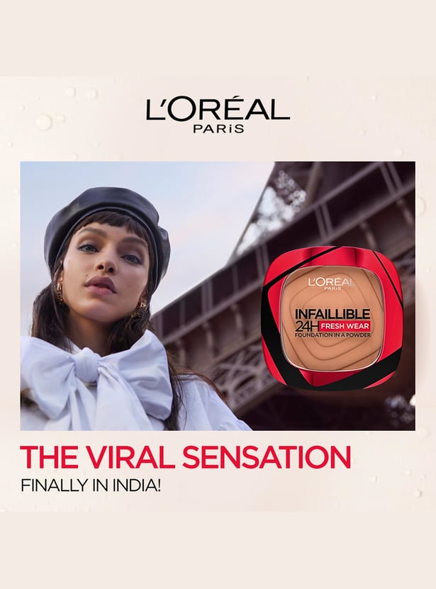 L'OREAL PARIS Infallible 24H Freshwear Foundation Powder - 200 Golden Sand - 9gm