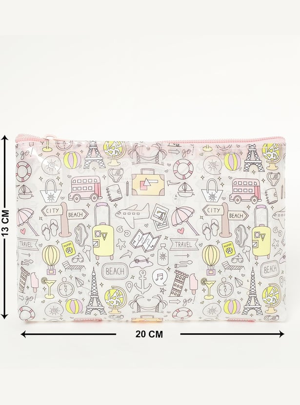 GINGER Women Assorted Zip-Closure Pouch - Set of 2