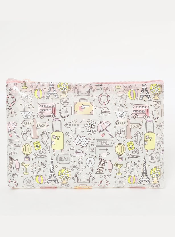 GINGER Women Assorted Zip-Closure Pouch - Set of 2