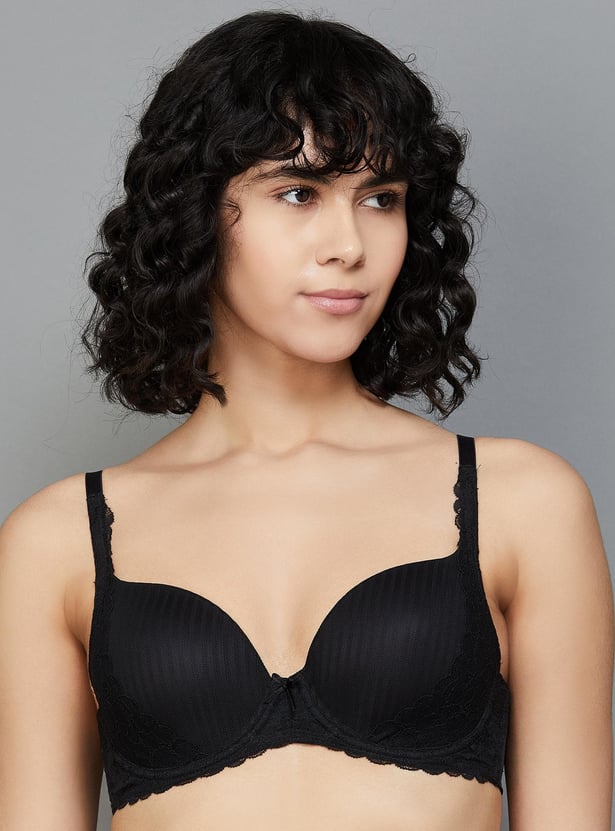 TRIUMPH Padded Wired Lace-Detailed T-shirt Bra