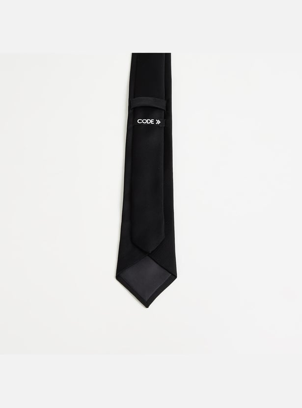 CODE Men Solid Slim Formal Tie