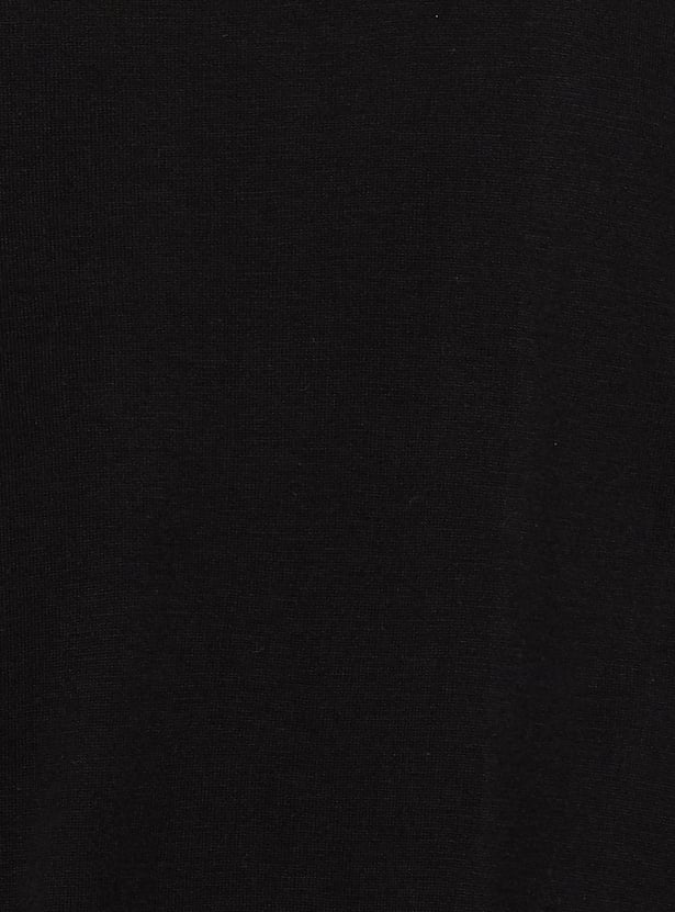 CODE Women Solid Front-Open Shrug