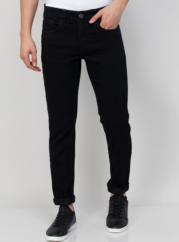FORCA Men Solid Slim Tapered Fit Jeans