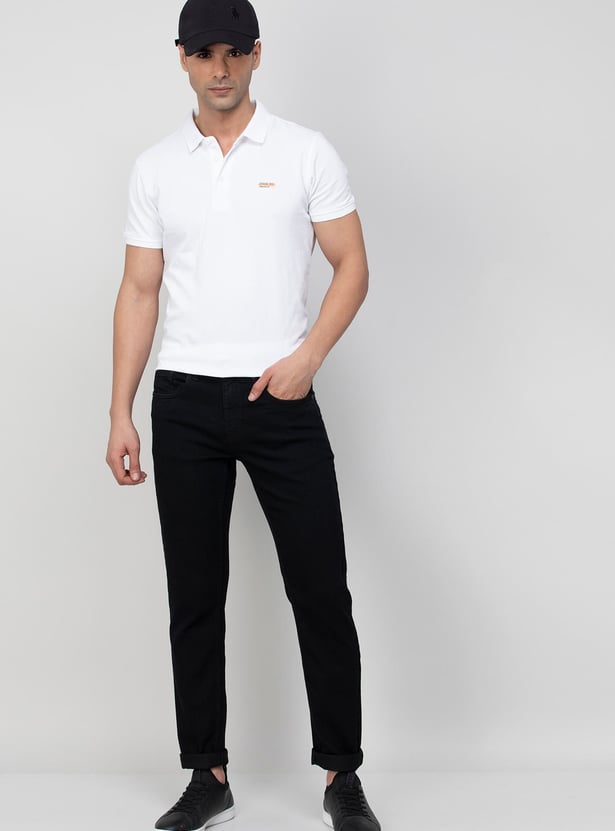 FORCA Men Solid Slim Tapered Fit Jeans