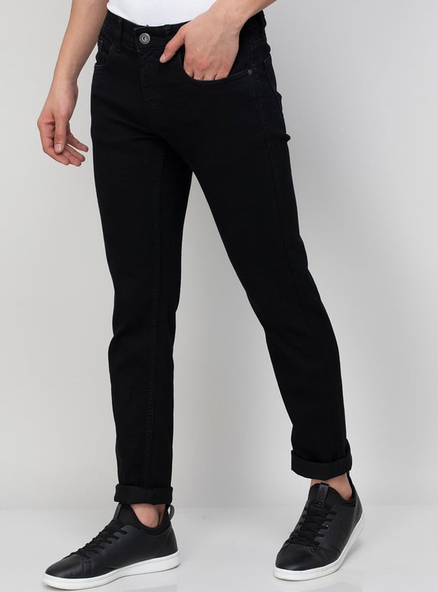 FORCA Men Solid Slim Tapered Fit Jeans