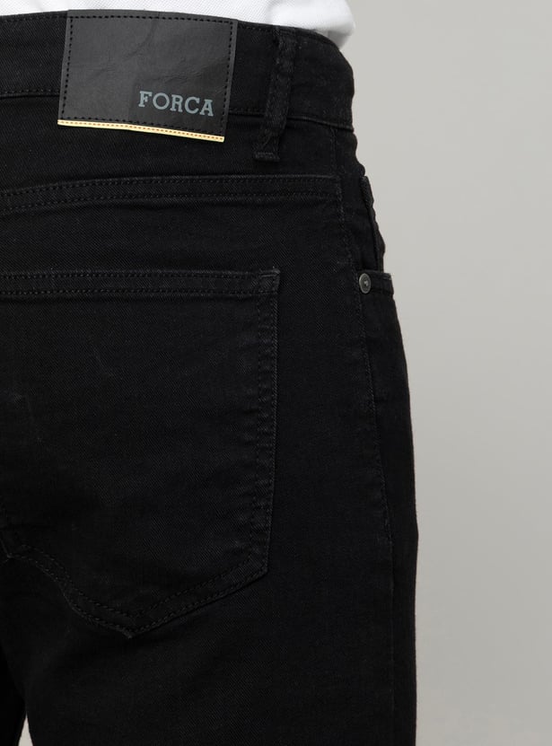 FORCA Men Solid Slim Tapered Fit Jeans