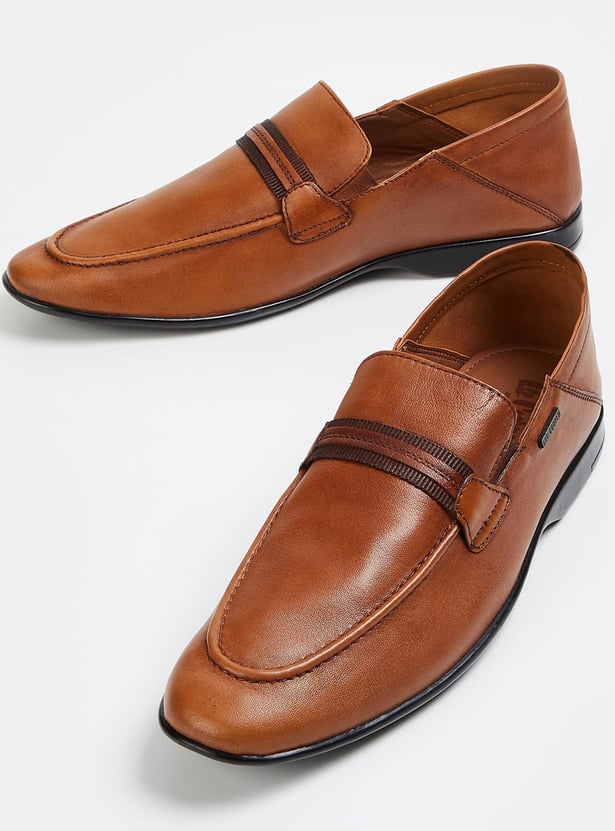 LEE COOPER Men Solid Slip-On Formal Shoes