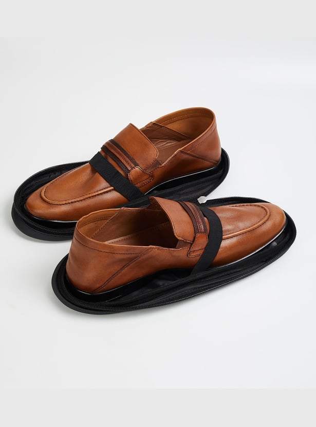 LEE COOPER Men Solid Slip-On Formal Shoes
