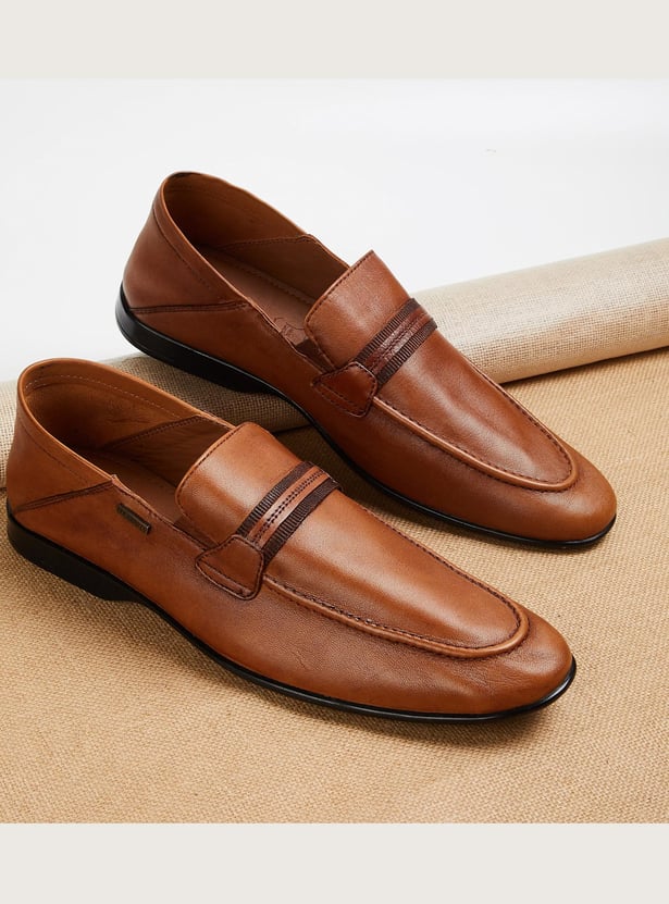 LEE COOPER Men Solid Slip-On Formal Shoes