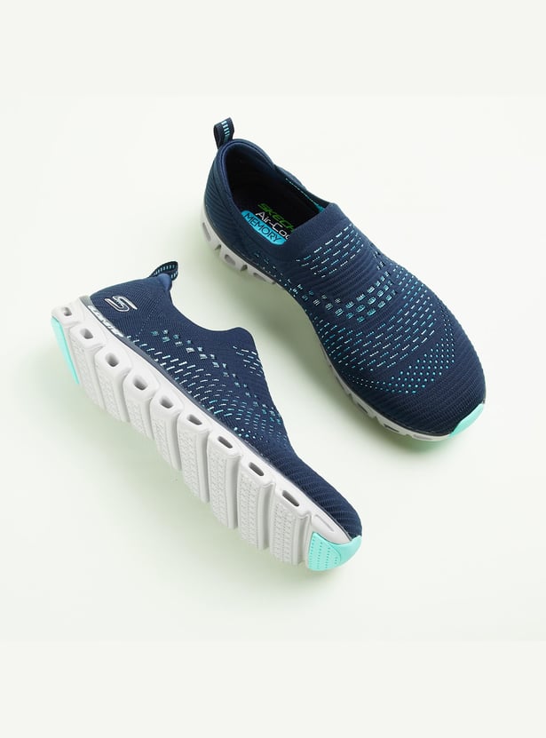 SKECHERS Glide-Step Women Textured Slip-On Sports Shoes