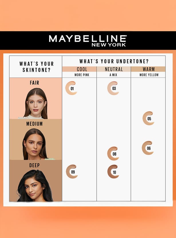 MAYBELLINE Fit Me SPF 50 Fresh Tint - 09 - 30gm