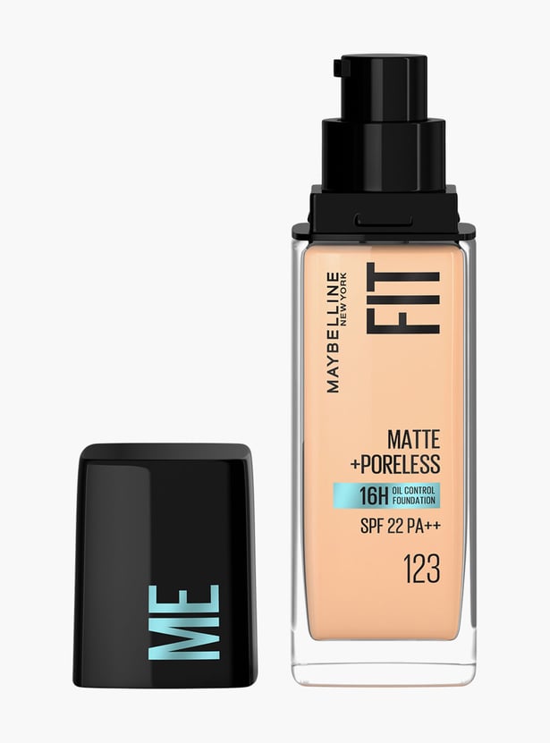 MAYBELLINE Fit Me Matte+Poreless SPF 22 Foundation - 123 - 30ml