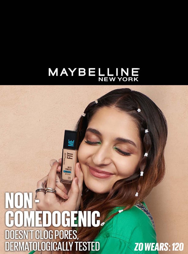 MAYBELLINE Fit Me Matte+Poreless SPF 22 Foundation - 123 - 30ml