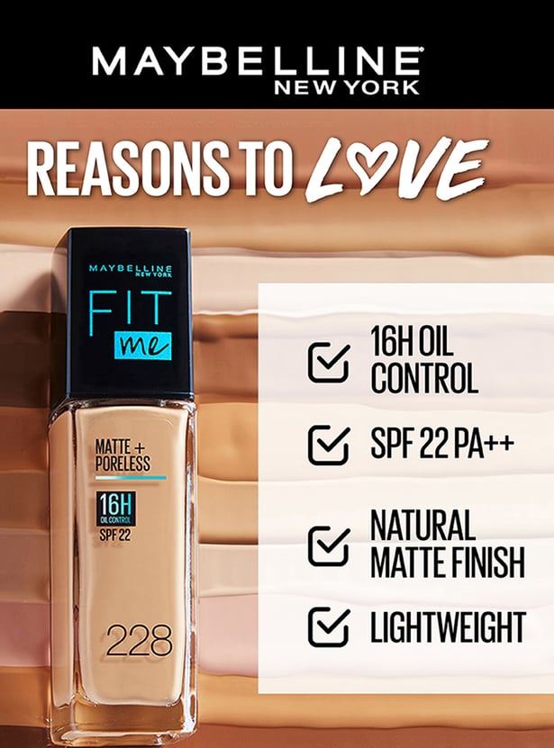 MAYBELLINE Fit Me Matte+Poreless SPF 22 Foundation - 137 - 30ml