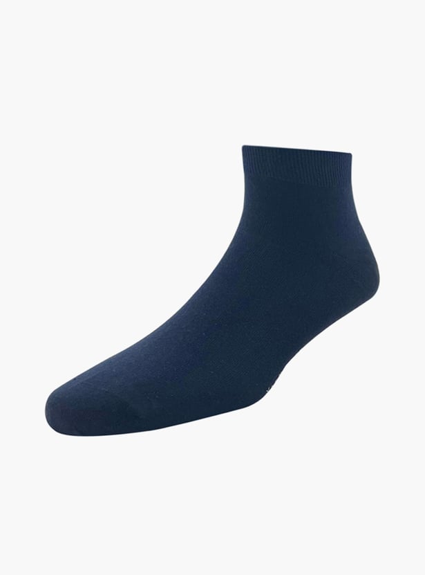 VAN HEUSEN Men Textured Ankle-Length Socks