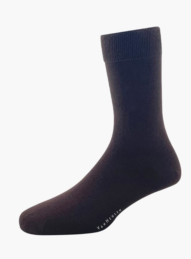 VAN HEUSEN Men Textured Ankle-Length Socks - Pack of 3