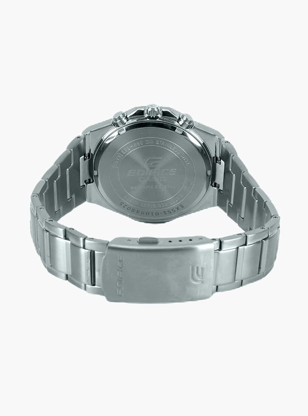 CASIO Men Edifice Chronograph Watch with Stainless Steel Strap - EX552
